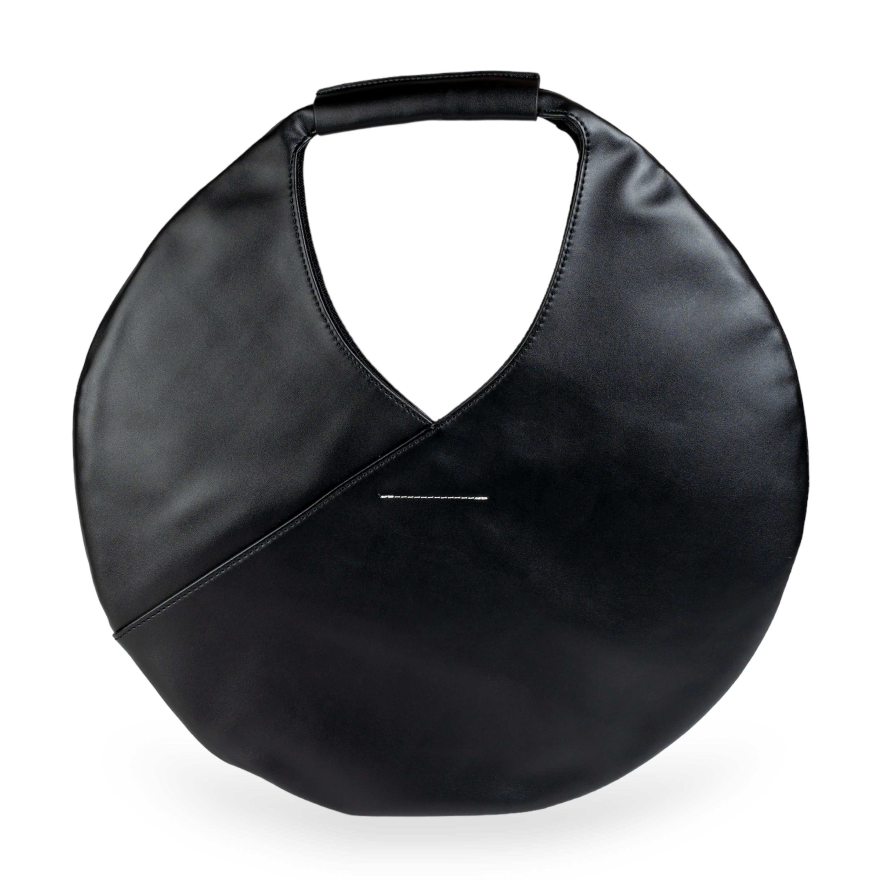chokore Chokore Round Leather Handbag (Black)