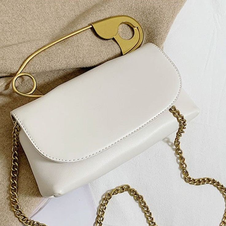 chokore Chokore Golden Pin Sling Bag (White)