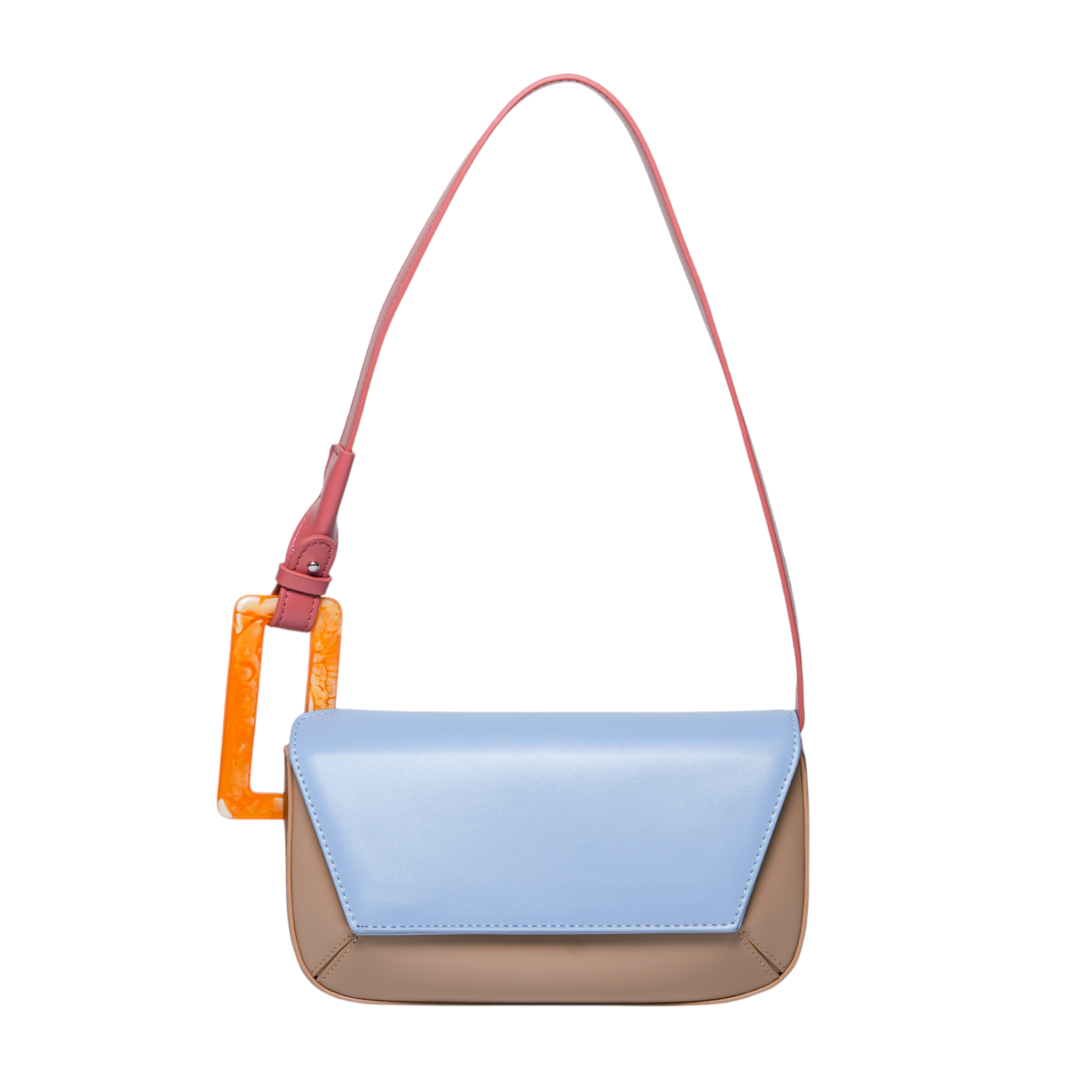 chokore Chokore Minimal Shoulder Bag (Blue & Beige)