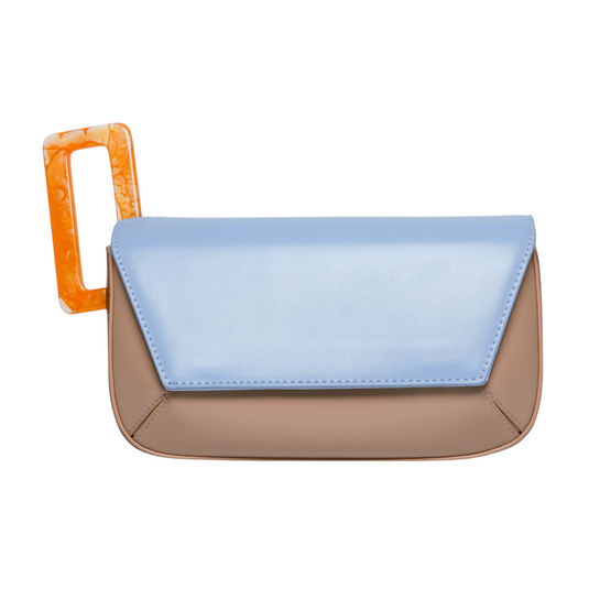 Chokore Chokore Minimal Shoulder Bag (Blue & Beige) 