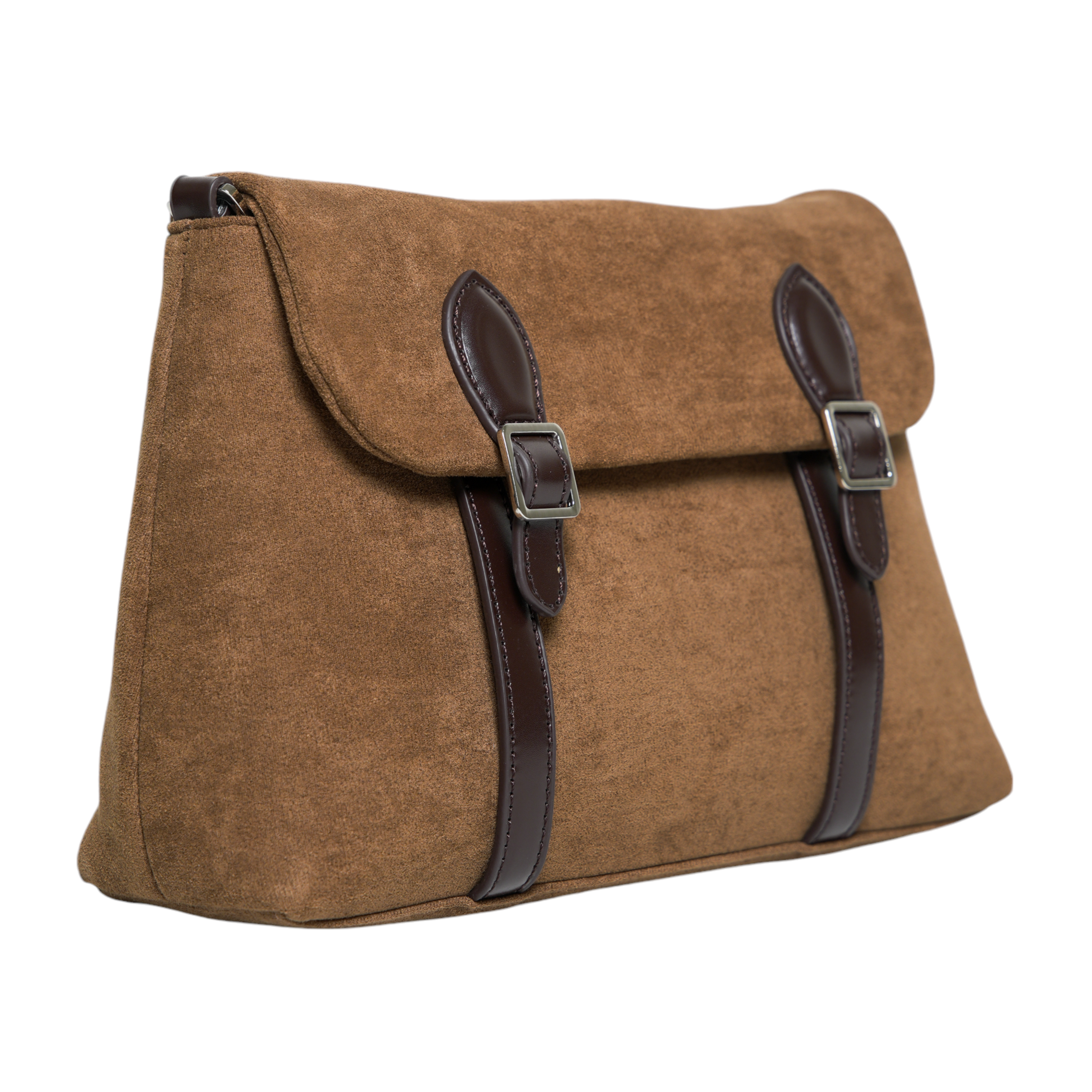 chokore Chokore Suede Vintage Shoulder Bag (Brown)