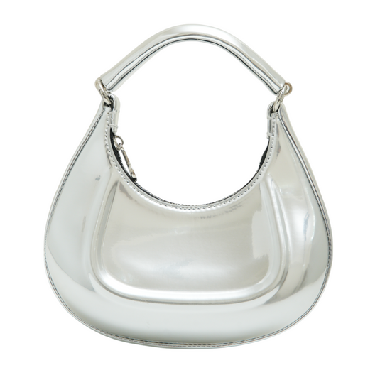 Chokore Chokore Metallic Half Moon Bag (Silver) 