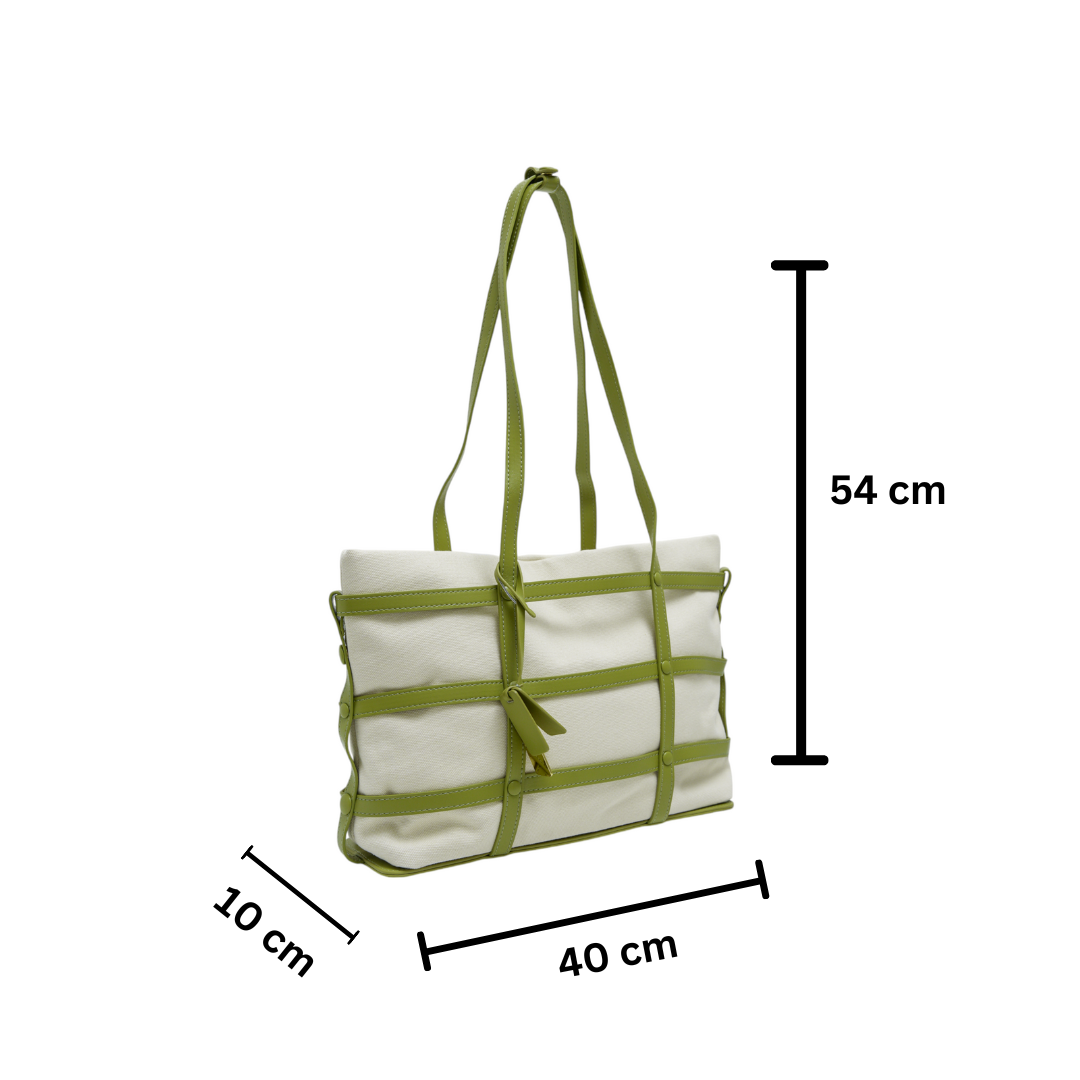 chokore Chokore Trendy Canvas Bag with Harness (Green)