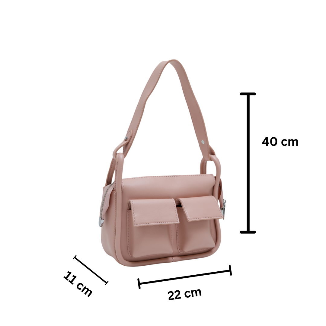 chokore Chokore Minimalist Leather Handbag (Pink)
