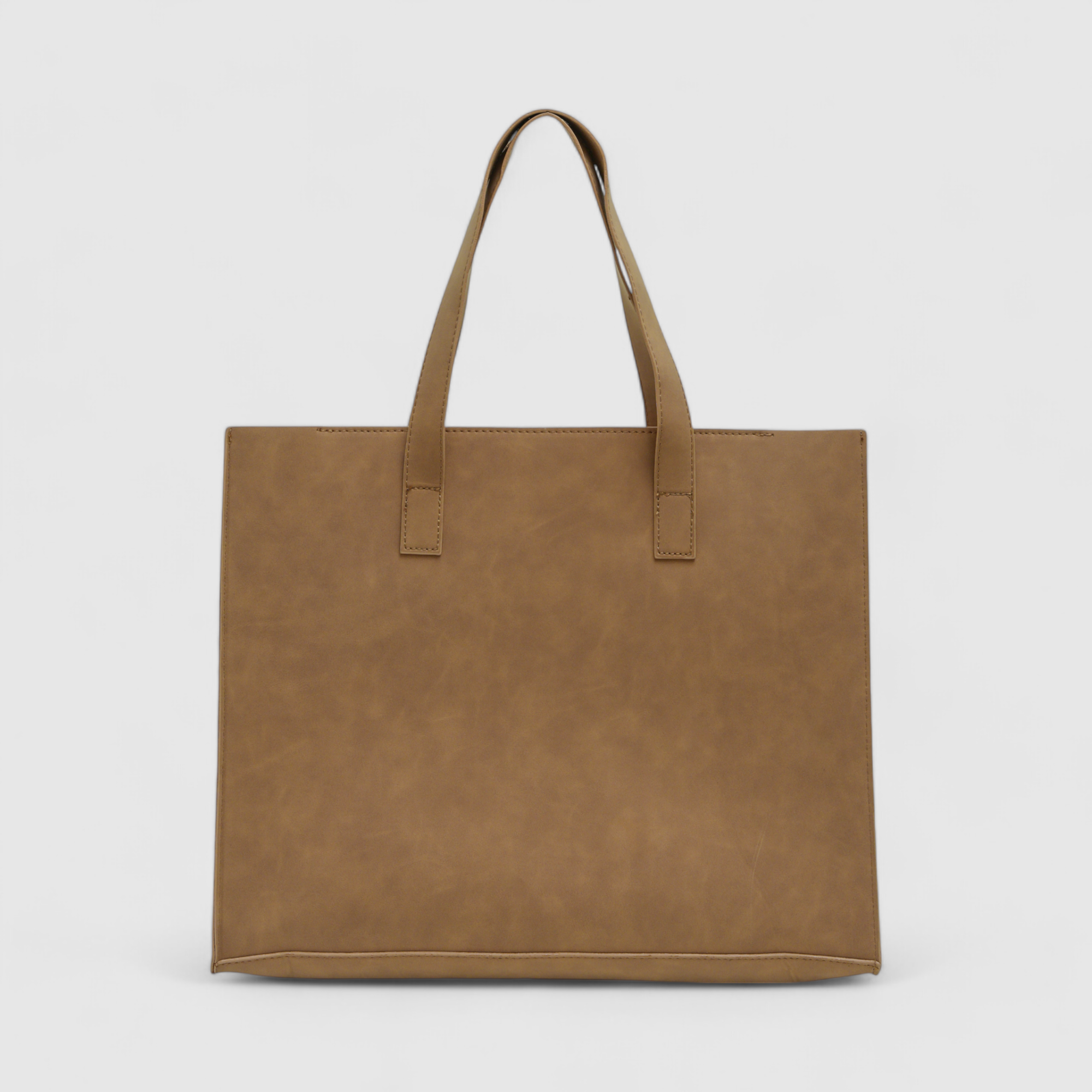 chokore Chokore Minimal Square Tote Bag (Brown)