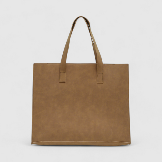 Chokore Chokore Minimal Square Tote Bag (Brown) 