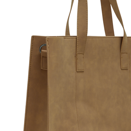 Chokore Chokore Minimal Square Tote Bag (Brown) 