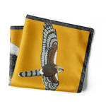 Chokore Chokore Sea Green and Blue Silk Pocket Square from Indian at Heart collection Where Eagles Dare - Pocket Square