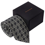 Chokore Chokore Blue and white Satin Silk pocket square from the Wildlife Collection Chokore Black and White Silk Tie - Indian At Heart range
