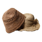 Chokore Chokore Summer Straw Bucket Hat (Beige) 
