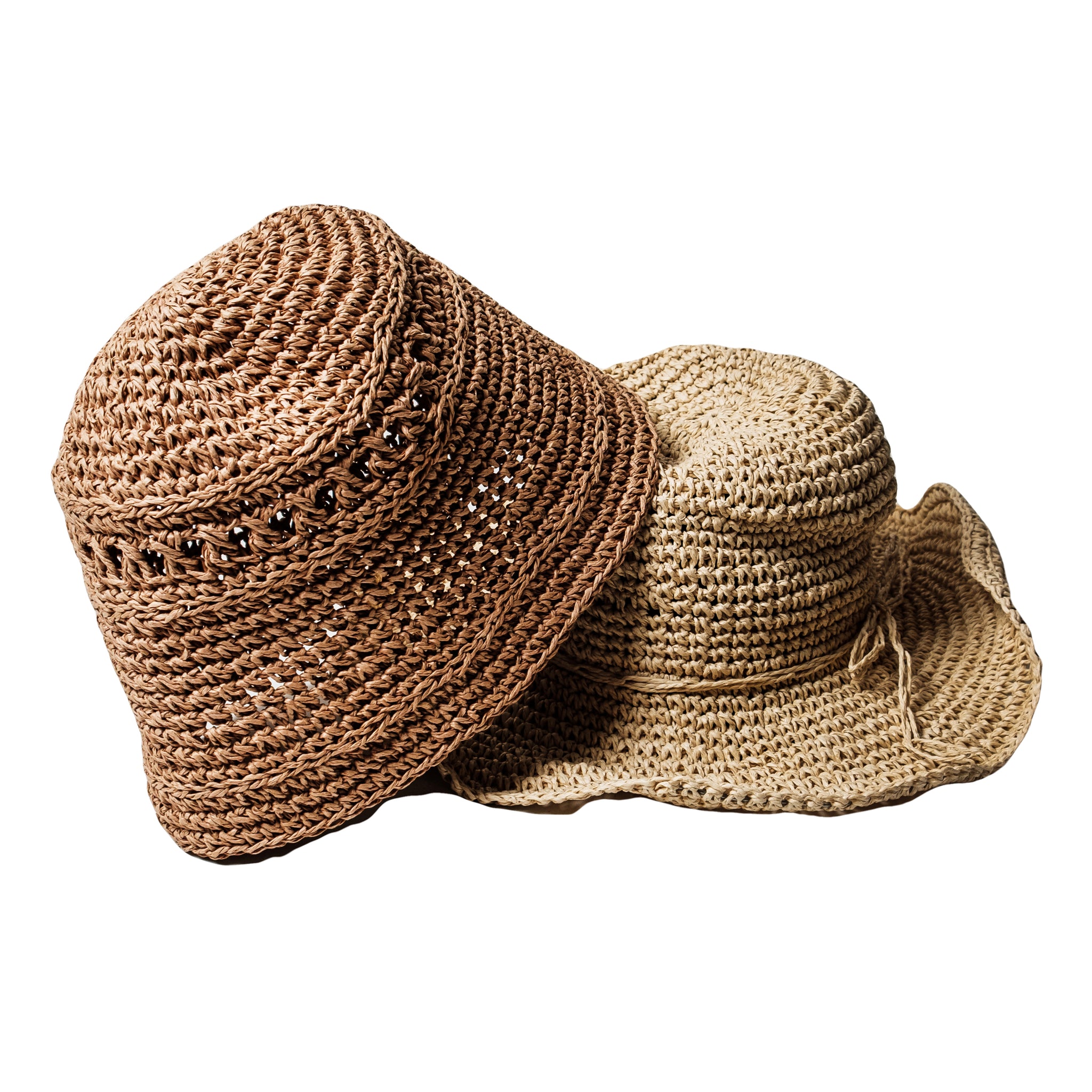 Chokore Summer Straw Bucket Hat (Beige)