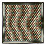Chokore  Chokore Multi-coloured Silk Pocket Square from the Plaids line