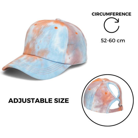 Chokore Chokore Pastel Tie-Dye Cotton Baseball Cap (Orange) 