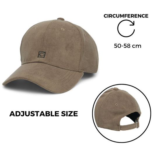 Chokore Structured Suede Baseball Cap (Coffee)