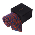 Chokore Chokore 2-in-1 Beige & Marsela Silk Pocket Square from the Solids Line Chokore Red & Blue Silk Tie - Indian At Heart range