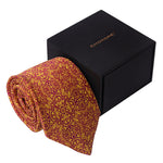 Chokore Chokore Special 4-in-1 Gift Set for Him (Silk Cravat, Pocket Square, Cufflinks, & Perfume Combo) Chokore Red & Yellow Silk Tie  - Indian At Heart range-s