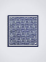 Chokore Stripes (Navy, Blue & Silver) - Necktie Jodhpur - Pocket Square