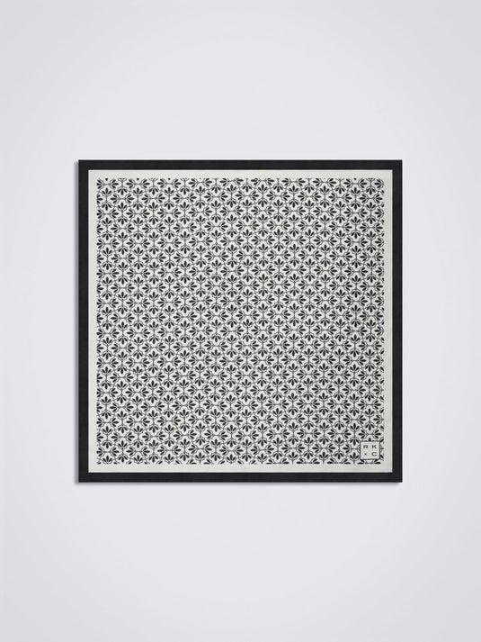 Jaali Good (Black) - Pocket Square