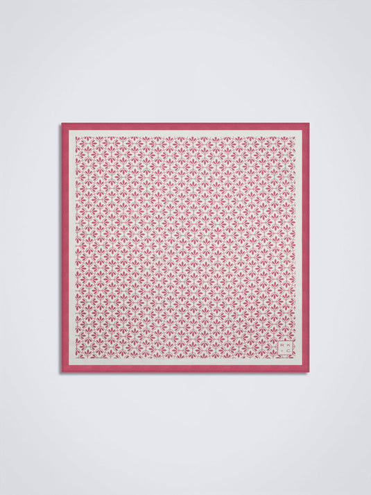 Jaali Good (Pink) - Pocket Square