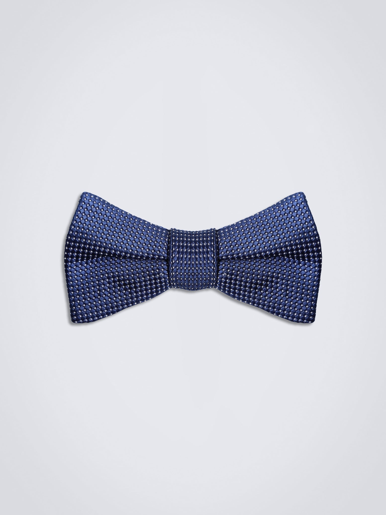 Bow Tie (Navy & White Polka Dots)