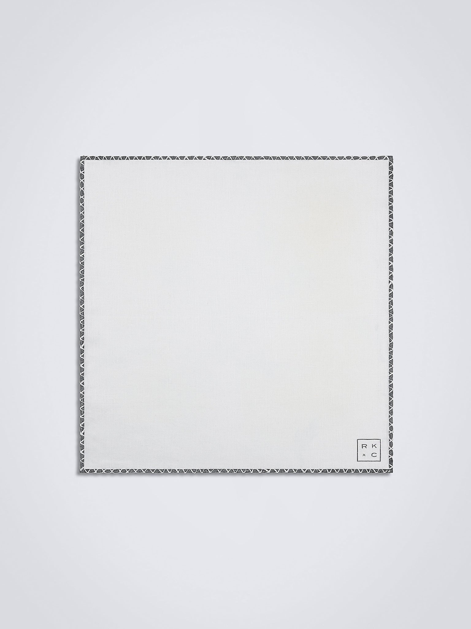 Boundaries (Charcoal) - Pocket Square
