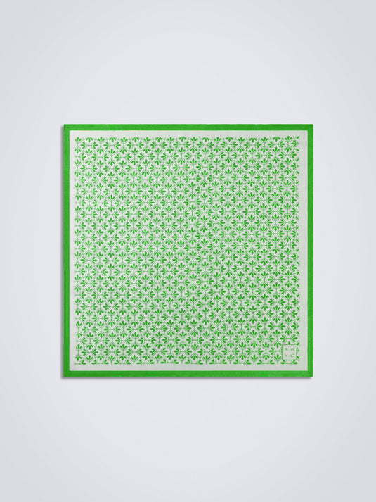 Jaali Good (Green) - Pocket Square