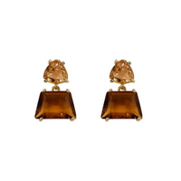 Chokore Chokore Tawny Crystal Earrings
