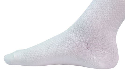 Chokore Light Grey Double Needle Bamboo Socks