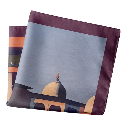 Lucknow Musings Pocket Square From Chokore Arte Collection