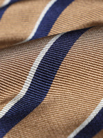 Chokore Chokore Repp Tie (Tan) Necktie