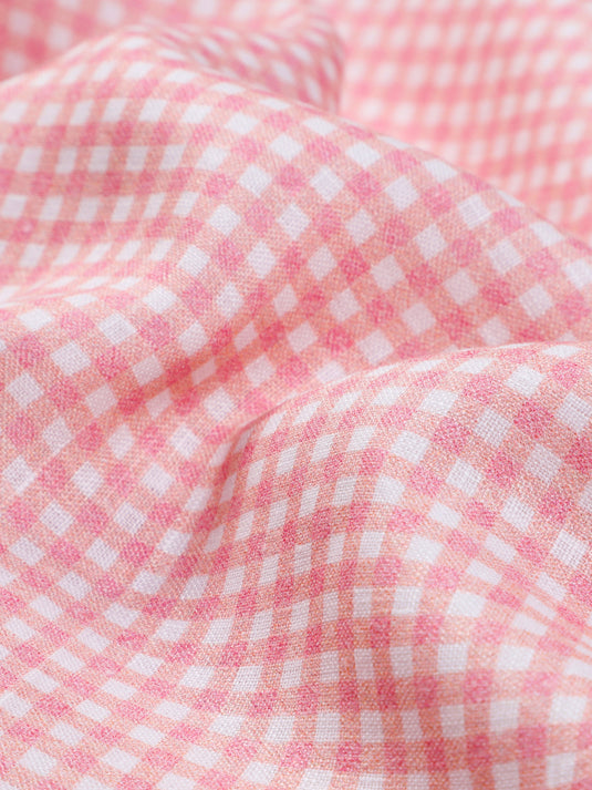 Checkered Past (Pink) - Pocket Square
