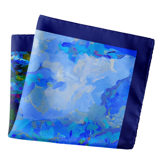 New Delhi Pocket Square From Chokore Arte Collection