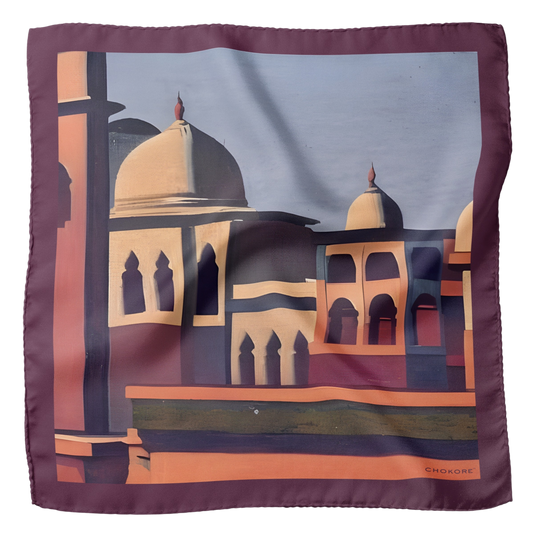 Lucknow Musings Pocket Square From Chokore Arte Collection