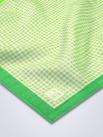 Chokore Checkered Past (Green) - Pocket Square 