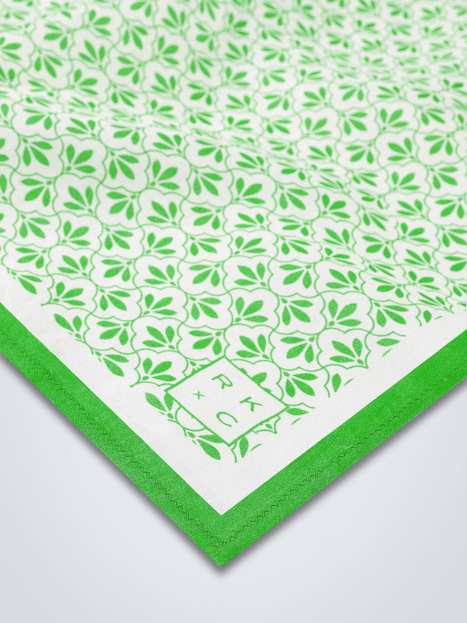 Jaali Good (Green) - Pocket Square