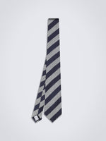 Chokore Chokore Stripes (Navy & Silver) Necktie