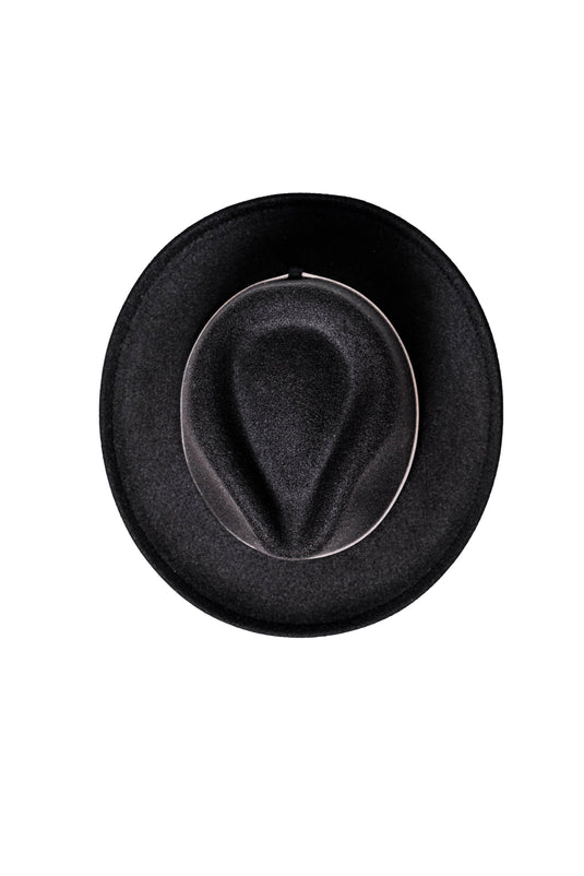Chokore Vintage Fedora Hat (Black)
