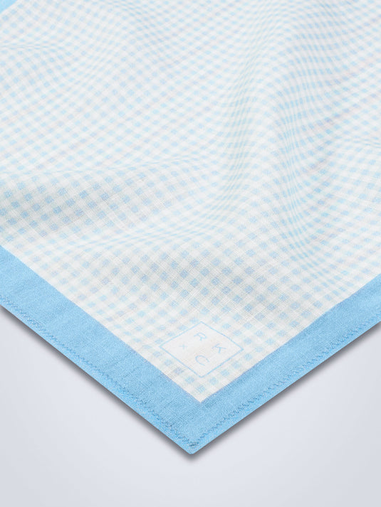 Checkered Past (Blue) - Pocket Square
