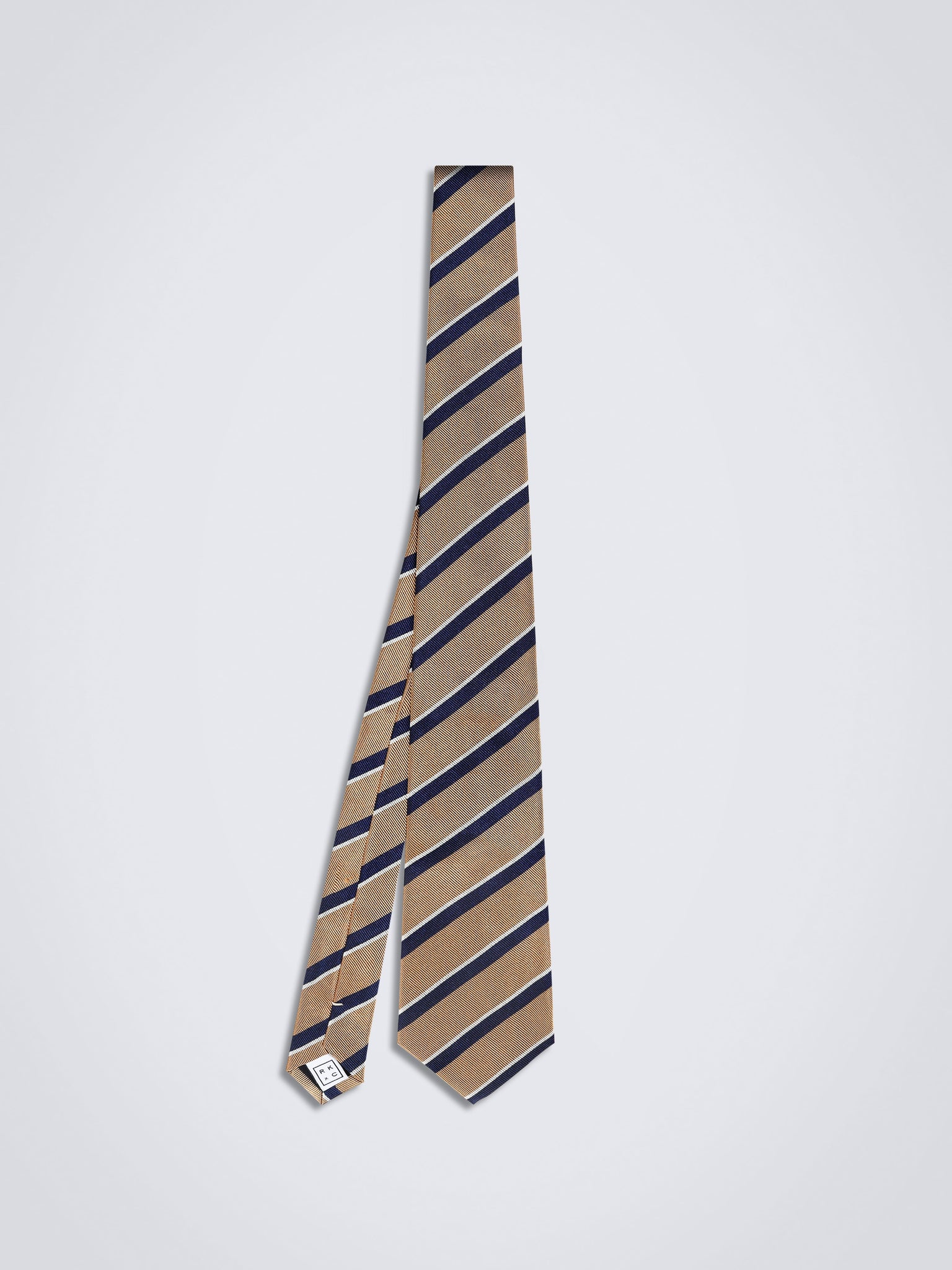 Repp Tie (Tan) - Necktie