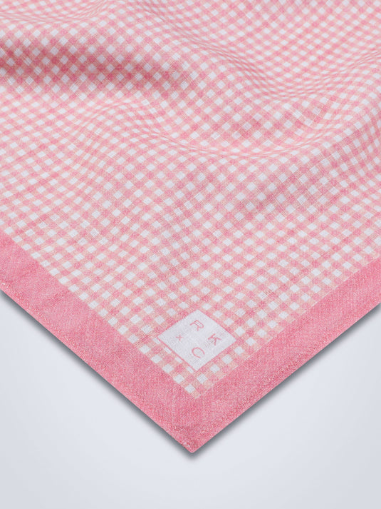 Checkered Past (Pink) - Pocket Square