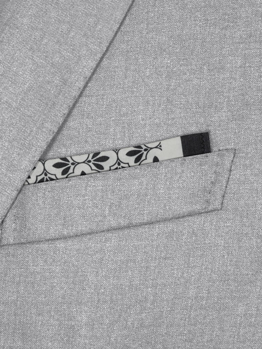 Jaali Good (Black) - Pocket Square