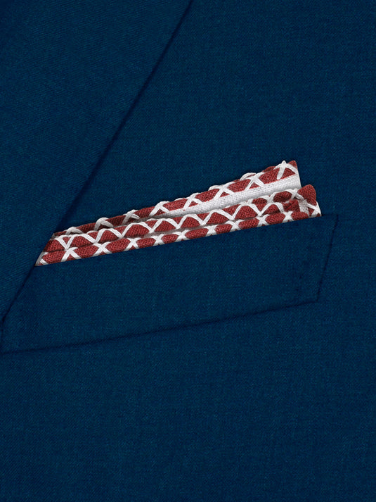 Boundaries (Burgundy) - Pocket Square