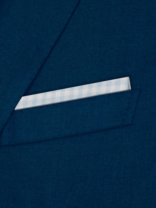 Checkered Past (Blue) - Pocket Square