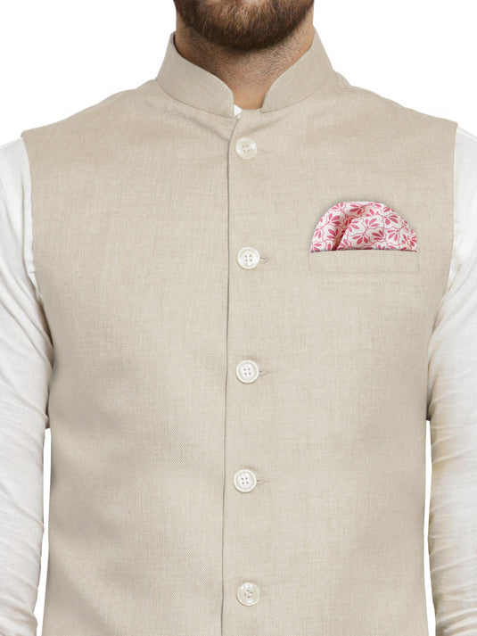Jaali Good (Pink) - Pocket Square
