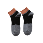 Chokore  Chokore Dark Grey And Black Ankle Bamboo Socks