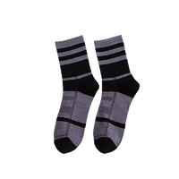 Chokore Chokore Dark Grey And Black Men's Cotton Socks
