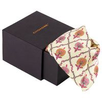 Chokore Chokore Pink Satin Silk pocket square from the Indian at Heart Collection