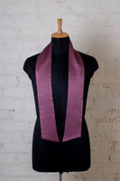 Chokore Printed Pink and Purple Silk Stole for Women