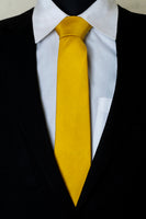 Chokore Chokore Yellow Colour Silk Tie - Solids range