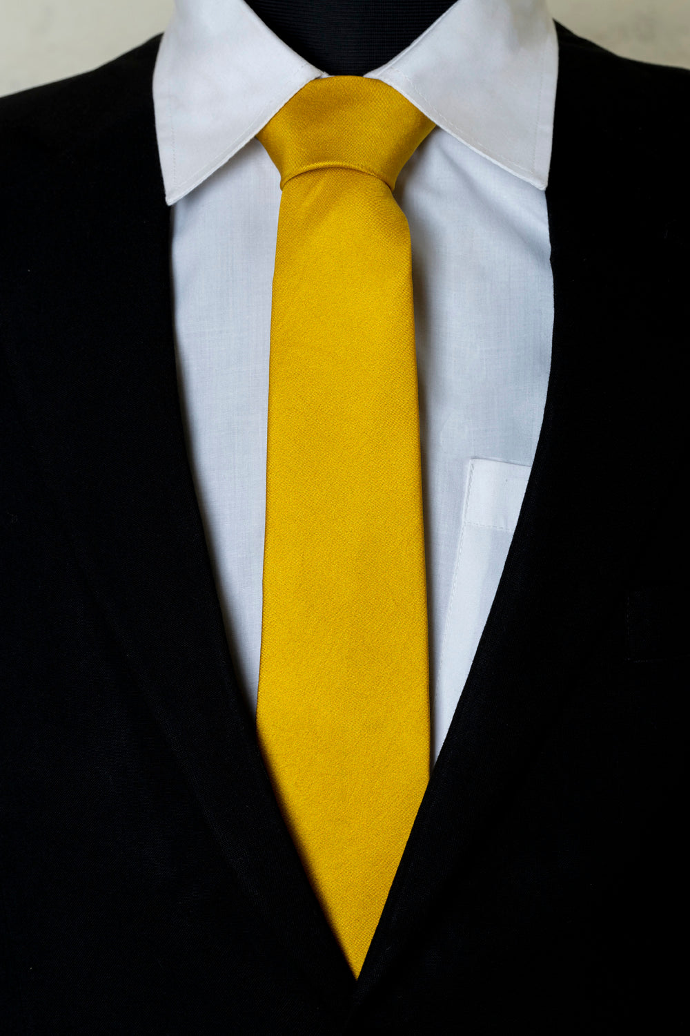 Chokore Yellow Colour Silk Tie - Solids range